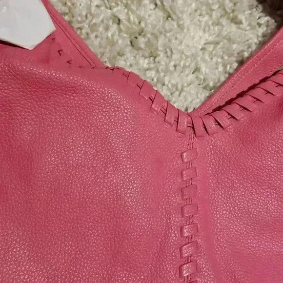 Lodis Whipstitch Leather Tote - Picture 5 of 6